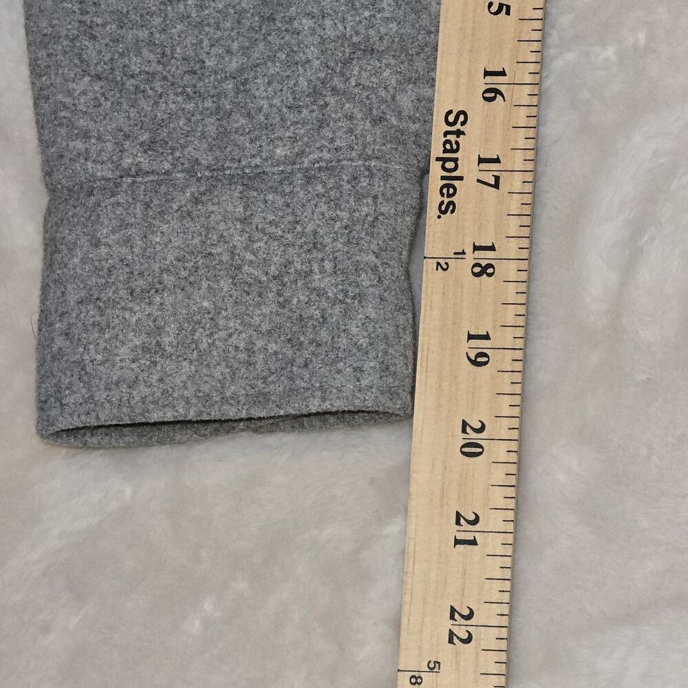 H&M Gray Button Up Overshirt Shacket Jacket Men’s Small Relaxed Fit Long Sleeve - Picture 12 of 13